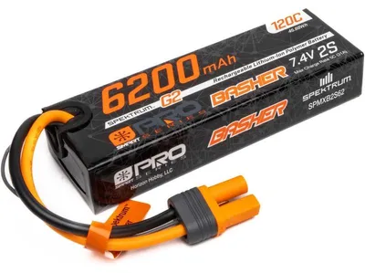 Produktbild von Spektrum G2 7.4V 6200mAh 120C Modellbauakkus