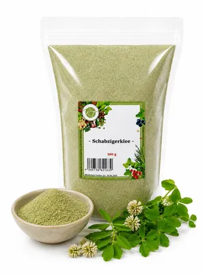 Produktbild von KT 500 g Schabzigerklee gemahlen Käseklee Brotklee Brotgewürz - 1A Qualität
