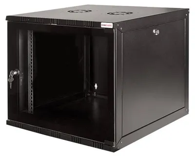 Zdjęcie produktu dla LogiLink W06A54B, Szafa wisząca, 6U, 50 kg, Zamek, Czarny