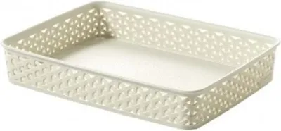 Obrázok produktu pre CURVER Košíček RATTAN "Y" STYLE - A5 krémový 00096-885