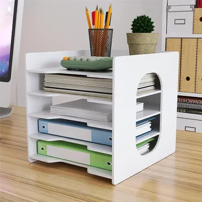 Produktbild von 5-lagiger Kantoorpapier-Organizer - Büro-Archivhalter - Dokumentenspeicher