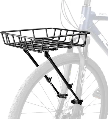 Productafbeelding van Fietsmand met voordrager - Aluminium - Breed
