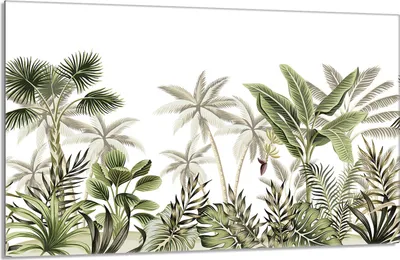 Obrázek produktu pro Kryt varné desky 80x52cm 1-dílný keramický kryt varné desky, zelená barva listů