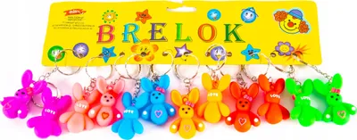 Produktbild von 12er Set Gummi Hase Schlüsselanhänger - Süßer Kaninchen Anhänger - Valentinstag & Ostern Geschenk