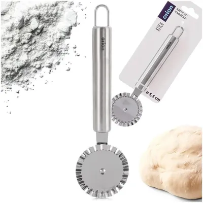 Image de Roulette à pâte en acier KITCH 5,5 cm, ustensile de cuisine pour la pâtisserie et les pâtes