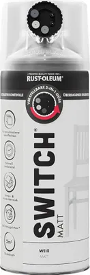 Produktbild von Rust-Oleum Sprühlack Switch 400 ml weiß matt