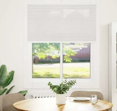 Produktbild von Möbel Plissee Hellgrau 105x150 cm Stoffbreite 104,4 cm Polyester - Rollos CLORIS4630529