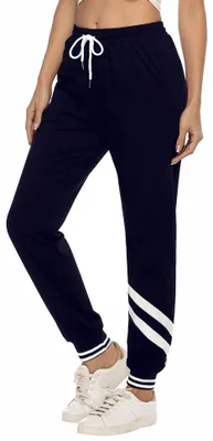 Image de Pantalon de jogging pour femmes, avec poches, couleur bleu