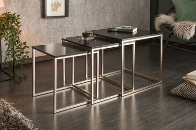 Produktbild von Trio-Tische New Fusion glänzend schwarz