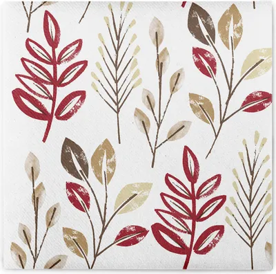 Produktbild von Airlaid Serviette Cedrik in Bordeaux-Braun, 40 x 40 cm, 50 Stück - Mank - Herbst