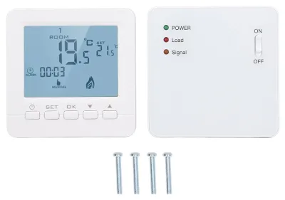Obrázok produktu pre Programovateľný termostat RF Wireless Smart s ochranou proti prehriatiu, regulátor teploty elektrického kúrenia, 230 V striedavého prúdu