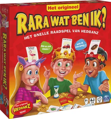 Produktbild von Spin Master Hedbanz Rara Wat Ben Ik?
