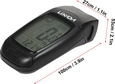 Obrázok produktu pre 3 v 1 cyklistický počítač USB dobíjateľný bezdrôtový cyklistický počítač cyklistický rýchlomer s LED predným svetlom a klaksónom