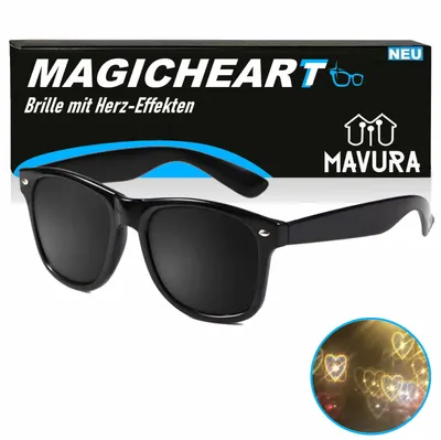 Immagine prodotto di Occhiali cuore MAGICHEART Occhiali cuore effetto speciale 3D Occhiali festa d'amore