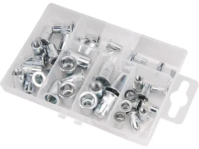 Produktbild von FORTUM 4770681 Nietmuttern, Satz à 40 Stück, M3-M8