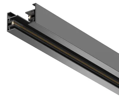 Immagine prodotto di Binario Busbar Trunkings Unity In Alluminio Nero 1 Metro