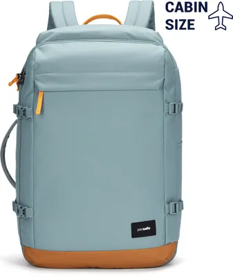 Zdjęcie produktu dla Plecak kabinowy antykradzieżowy z RFID Pacsafe Go 44L - miętowy