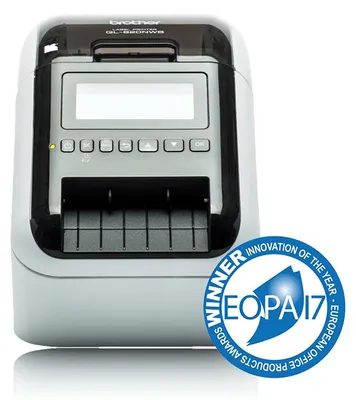 Produktbild von Brother QL-820NWBC Etikettendrucker Thermodirekt Farbe 300 x 300 DPI 176 mm/sek Verkabelt & Kabellos Ethernet/LAN DK WLAN Bluetooth