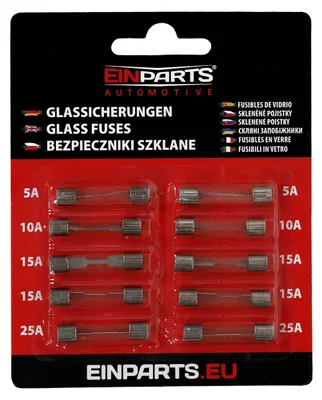 Zdjęcie produktu dla Epfuse35 Bezpieczniki Szklane 6×30 Mm 250V, 10 Szt.