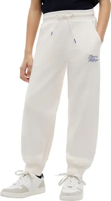 Produktbild von Tommy Hilfiger Mädchen Jogginghose Relaxed Fit, Elfenbein (Ancient White), 16 Ja