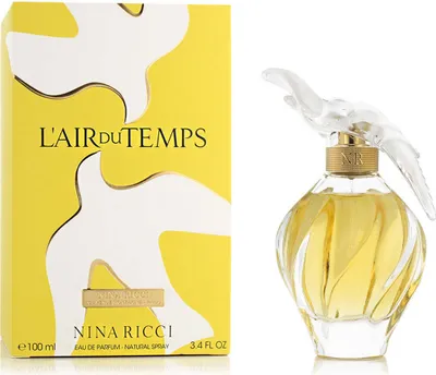 A perfume bottle and its box are displayed side-by-side against a white background.