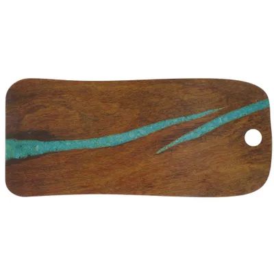 Zdjęcie produktu dla Deska do serwowania Cheforward 53X20 Cm Turquoise/Cerrywood-Look