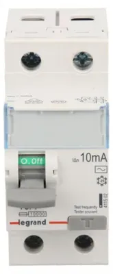 Image de Disjoncteur différentiel 2P 16A 0,01A, type AC, modèle P302 TX3, référence 411502