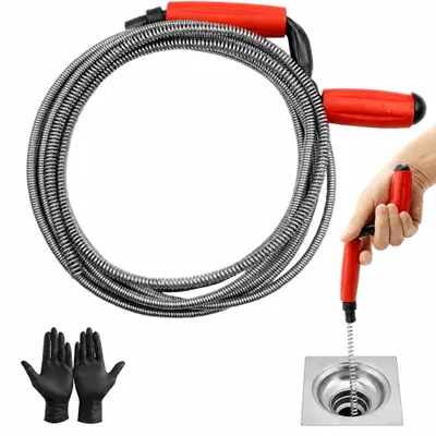 Productafbeelding van Buisreinigingsspiraal 5m met Handschoenen