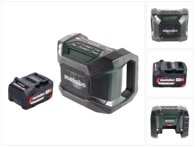Produktbild von Metabo R 12-18 DAB+ BT Akku Baustellenradio 12-18 V DAB+ + 1x Akku 4,0 Ah - ohne Ladegerät