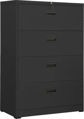 Image de Classeur Anthracite 90x46x134 cm Acier