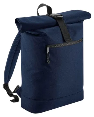 Produktbild von Bagbase - Rucksack, Roll Top, recyceltes Material FK1672 (Einheitsgröße) (Marineblau)