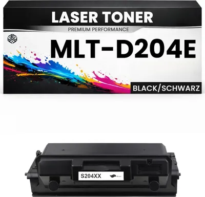 Produktbild von 2 x Toner MLT-D204E für Samsung Schwarz MLTD204E Premium Alternative für Samsung M3875, M4075, Samsung ProXpress SL-M3825, SL-M4025