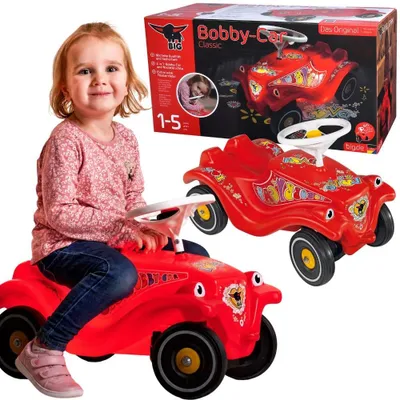Immagine prodotto di Grande Bobby Car classica con clacson luminoso