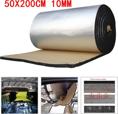 Obrázek produktu pro 200*50 cm auto teplo - zvuková izolace proofing deadsener mat mat služby vodotěsné toting