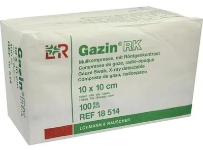 Imagen del producto de Compresas no estériles Gazin, tamaño 10x10 cm, 100 unidades