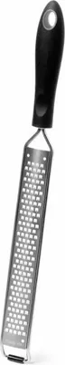 Produktbild von Comas Küchenreibe länglich Fein, feine Reibe, Edelstahl, TPR, Schwarz, 8950
