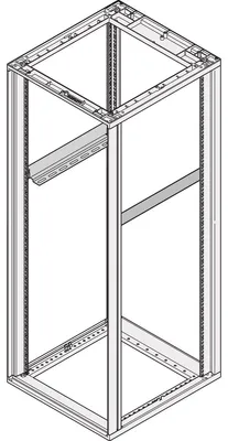 Productafbeelding van SCHROFF Glijrail 900D, 25 kg, 2 stuks (27230105)