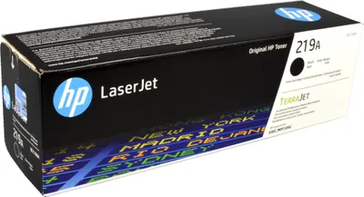 Produktbild von HP 219A Schwarz Original LaserJet-Tonerkartusche, 1300 Seiten, 0 Seiten, Schwarz, 1 Stück(e)