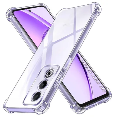 Obrázok produktu pre Techsuit - Shockproof Clear Silicone obal pre Oppo A80 5G - priehľadný