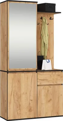 Produktbild von Akord Garderoben-Set Entro Eiche Craft 95X35X183 Cm