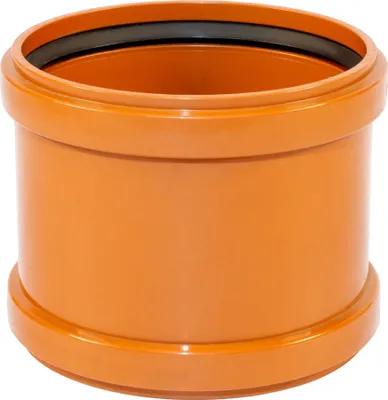 Produktbild von ScarMaxx KG Rohr Überschiebmuffe Dichtung Entwässerungs Kanalrohr Orange