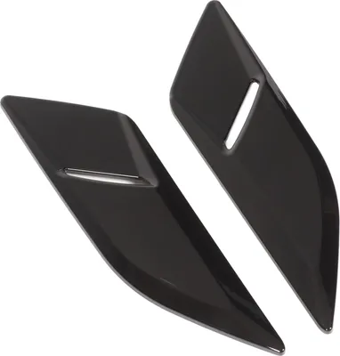Produktbild von Paar Zierabdeckungen für Motorhauben-Luftauslass, Ersatz für Land Rover Range Sport L494 2014-2022, glänzend schwarz