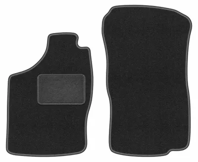 Obrázek produktu pro Přední velurové koberce pro: Opel Astra F 1991-2002 (hatchback/sedan/kombi) – 2 ks, grafitové, na míru – Wielganizator LUX