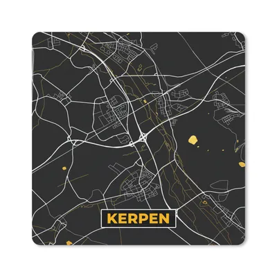 Produktbild von MuchoWow® Mauspad Mousepad Stadtplan - Karte - Deutschland - Kerpen - Karte 20x20 cm - Mousepads - Maus Mat - Pad - Mausunterlage - Desk Mat - Bureauartikeln