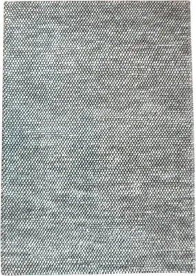 Produktbild von Teppich HANDWEBTEPPICH MAYA | Farbe: Grau; Größe: 120x180 cm | strapazierfähig und leicht zu reinigen | Wohnzimmer | Schlafzimmer