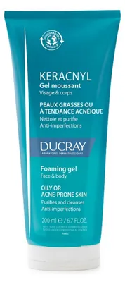 Zdjęcie produktu dla Ducray Keracnyl, Żel pieniący, 200 ml