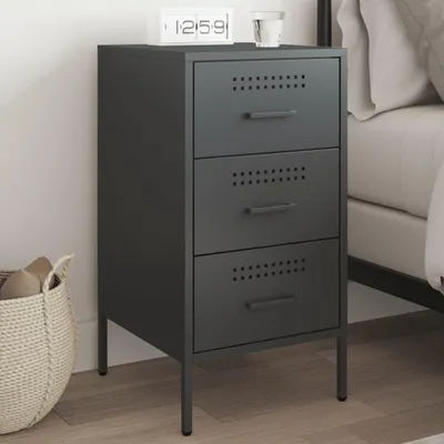 Produktbild von VidaXL 843078, Schwarz, Stahl, 15 kg, 360 mm, 390 mm, 680 mm