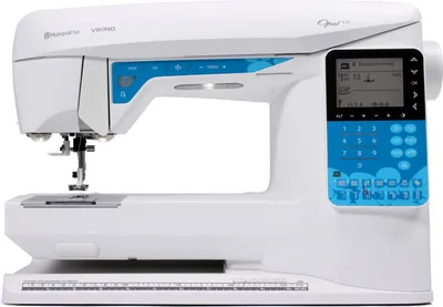 Produktbild von Husqvarna Viking Opal 650 Nähmaschine, 200 mm Nähfläche, 160 Stiche, Nadeleinfädler, LED