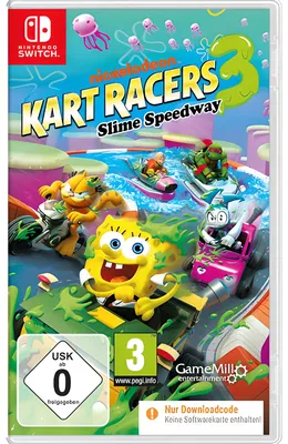 Produktbild von Nickelodeon Kart Racers 3 -Slime Speedway (Code in Box - Nintendo Switch)