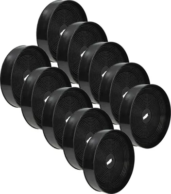 Produktbild von vhbw 10x Aktivkohlefilter Ersatz für Oranier KSC700, KSC 700, 9208 95 für Dunstabzugshaube - 17,05 cm